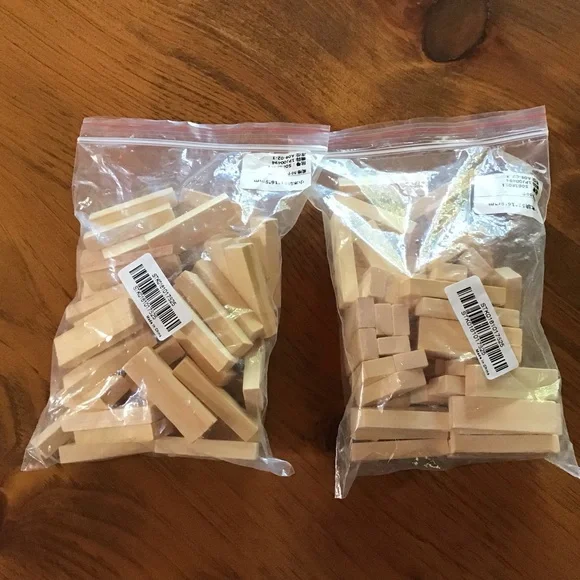 Wooden Rectangle Blocks(100 pieces) - Picture 2 of 4
